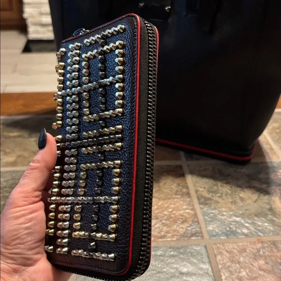 Christian Louboutin Panettone Studded Long Wallet - Picture 5 of 14